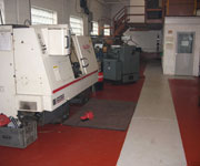 Workshop area at AR Machinery